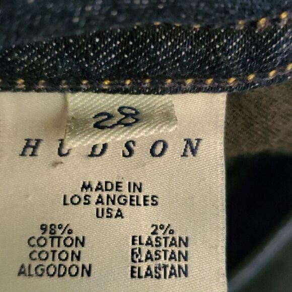 HUDSON  women's 28 dark wash bootcut jeans - Picture 6 of 6